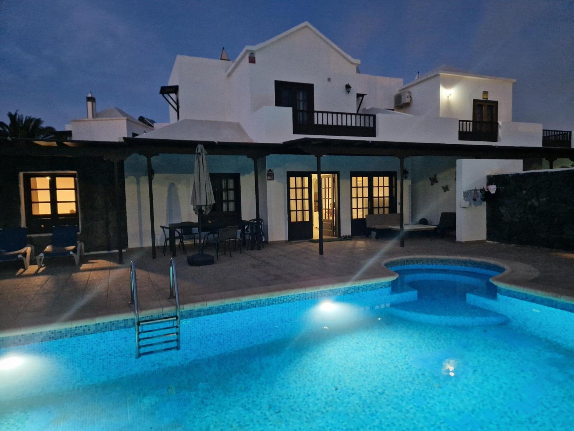 Villablanca Mar Heated Private Pool In A Charming Retreat Of Serenity Playa Blanca  Exterior photo